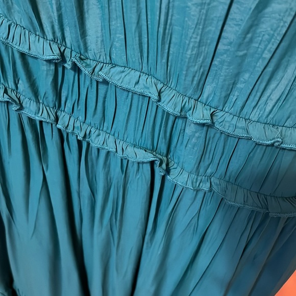 Knox Rose teal ruffle dress size small - Picture 6 of 15